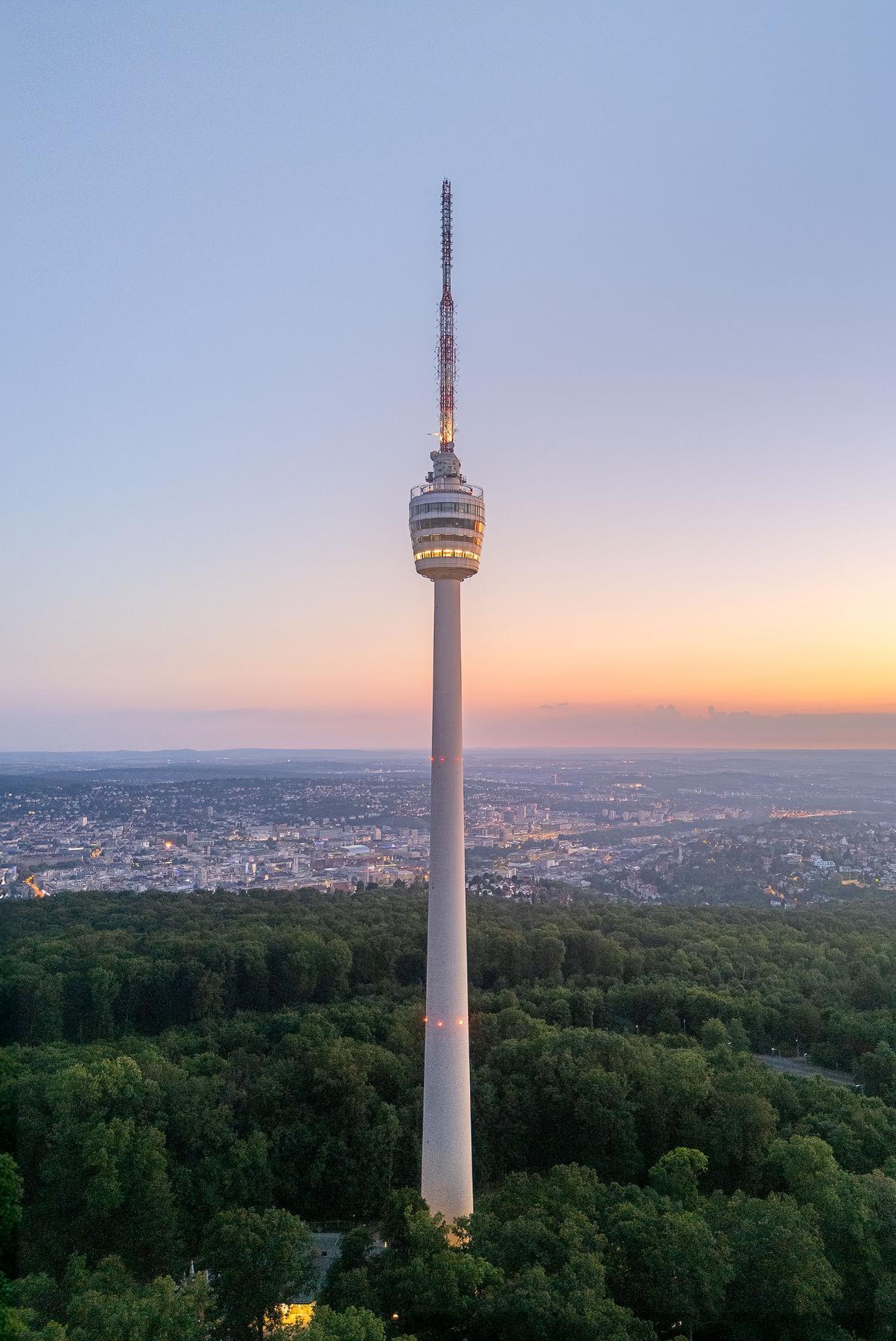 Fernsehturm · Stuttgart — Drone photography by Daniel Stauch