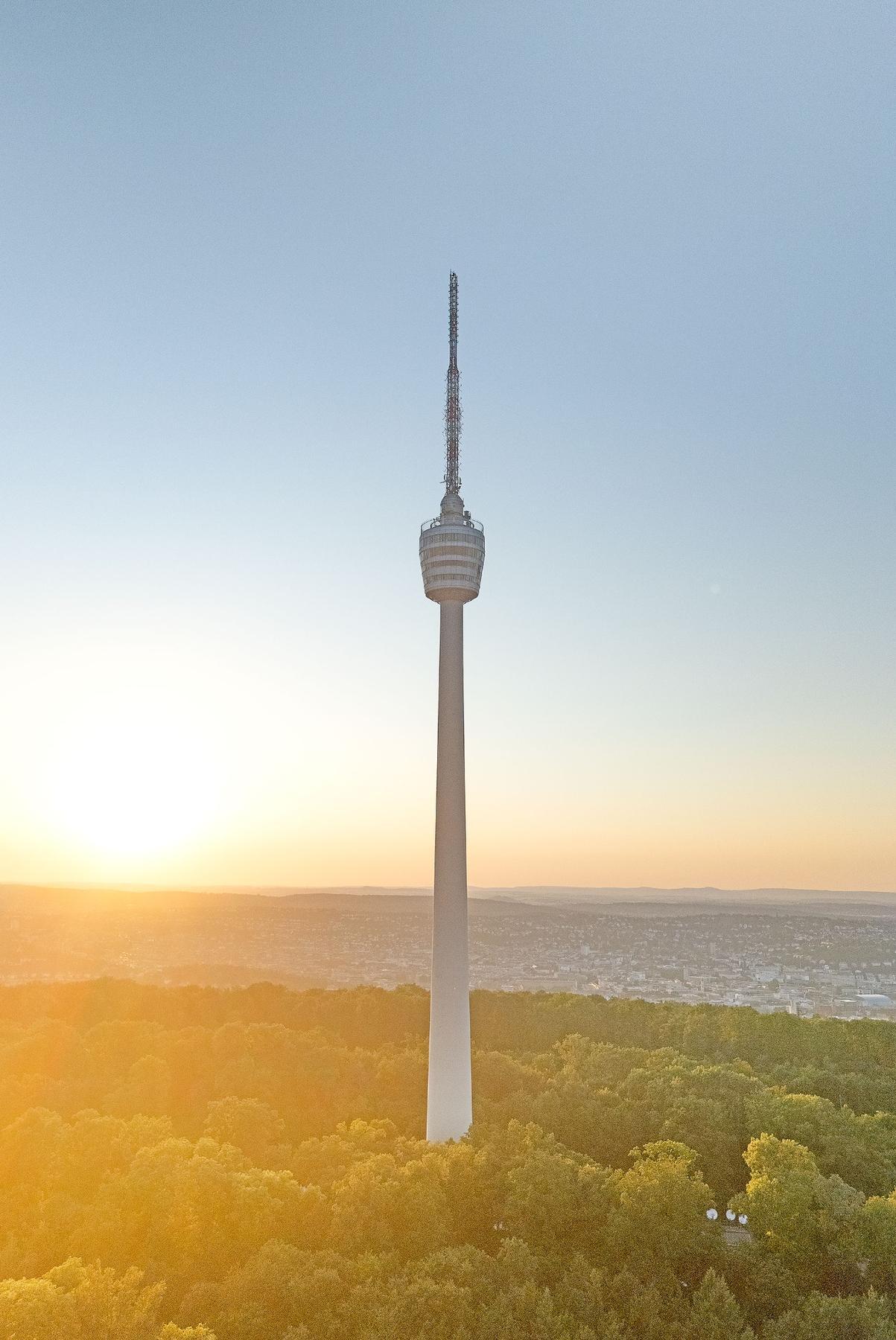 Fernsehturm · Stuttgart — Drone photography by Daniel Stauch