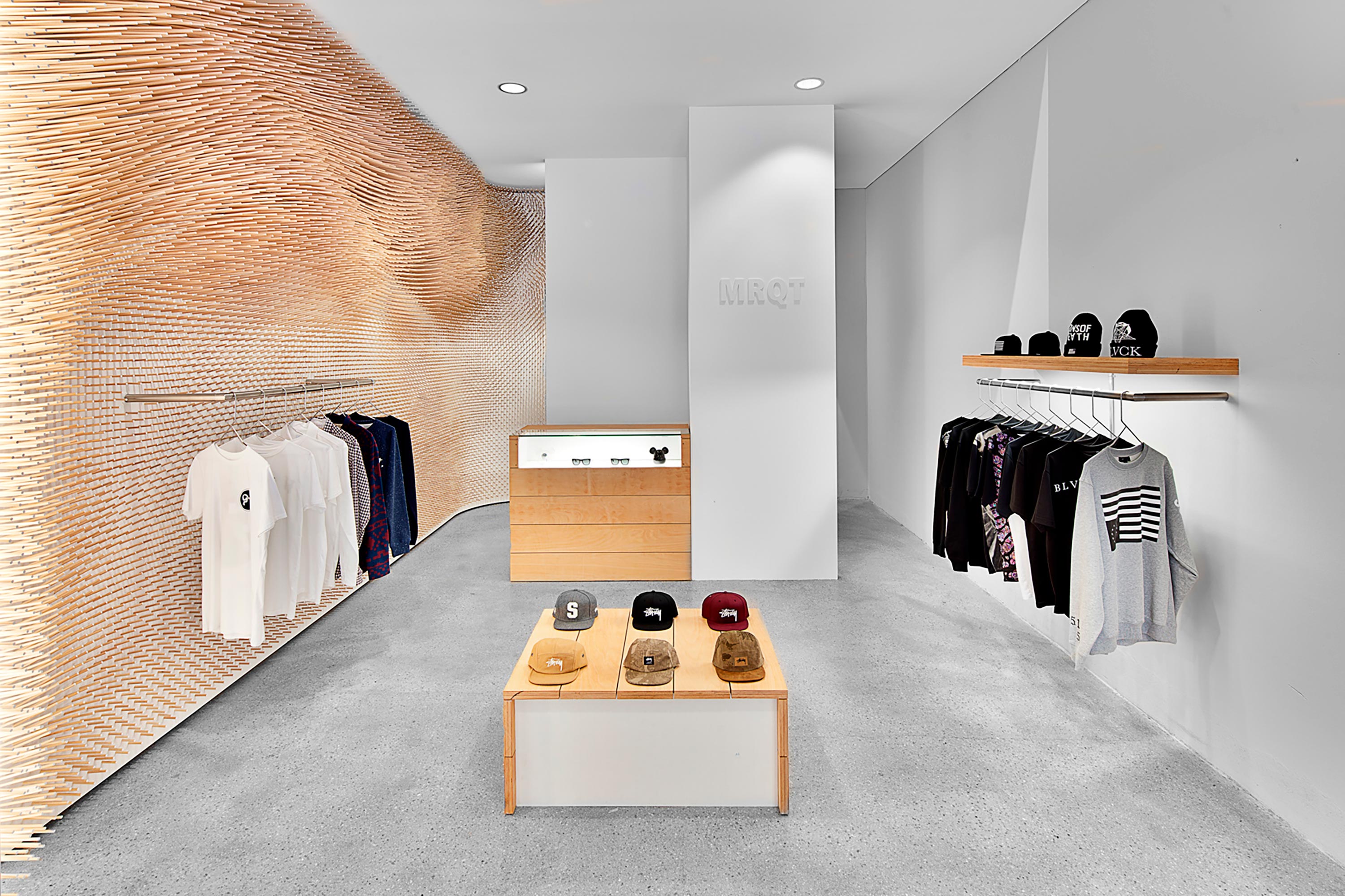 MRQT store interior — retail photography by Daniel Stauch